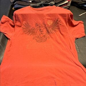 Stranded Red Graphic Short Sleeve Tee